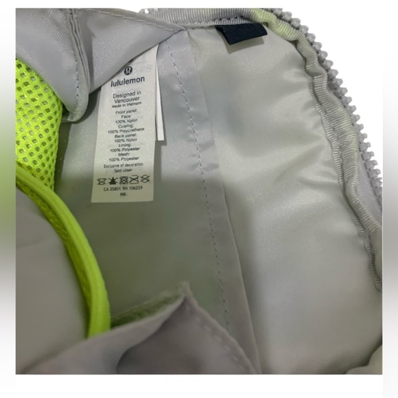 Lululemon Green and Yellow Crossbody Bag - Picture 2 of 5